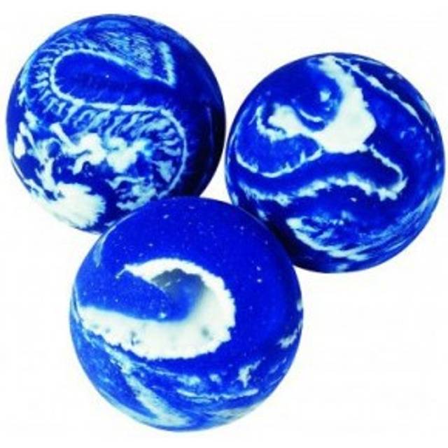 Flummi "Space" 1 Stk, 3,4cm, blau-weiß marmoriert - Mitgebsel