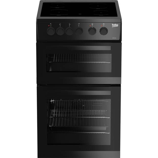 Beko KDC5422AK 50cm Electric Cooker with Ceramic Hob - Black - A Rated