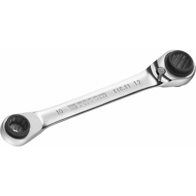 Facom 64c.s1 Cuatro 4 Sizes In One Ratchet Spanner Set 8, 10, 12 & 13mm