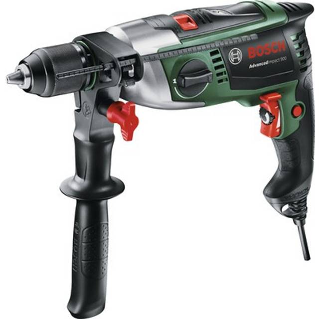Slagborrmaskin AdvancedImpact 900 från Bosch (stödhandtag, djupanslag, väska, 900 watt)