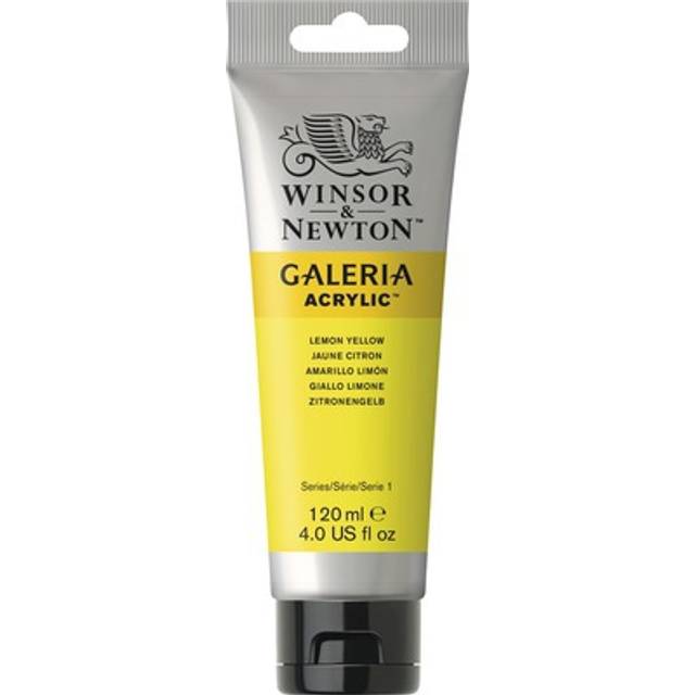 Winsor & Newton Galeria Acrylic Paint 120ml Tube Lemon Yellow