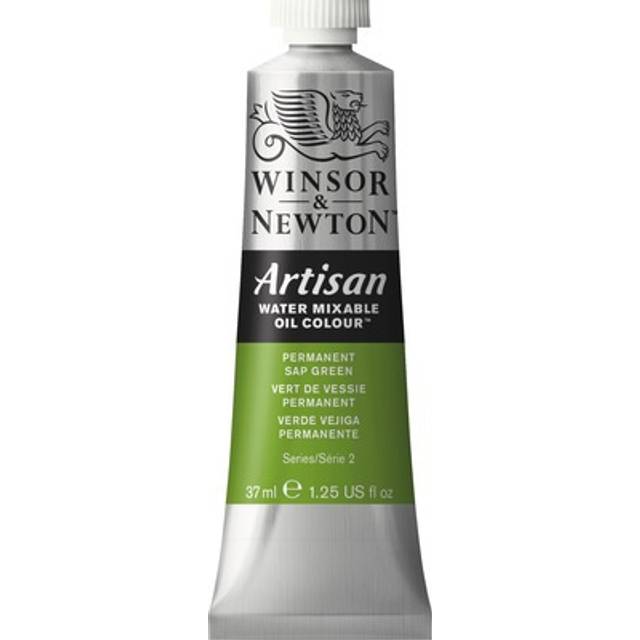 Winsor and Newton 37ml Artisan Mixable Oil Paint - Permanent Sap Green - Winsor & Newton