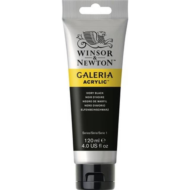 Winsor & Newton Galeria Acrylic Paint 120ml Tube Ivory Black