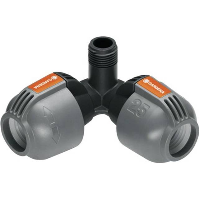 Gardena SPRINKLERSYSTEM Angled L Piece Connector 25mm x 1/2" Pack of 1