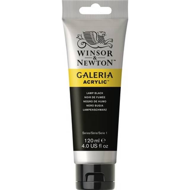 Winsor & Newton Galeria Acrylic Paint 120ml Tube Lamp Black