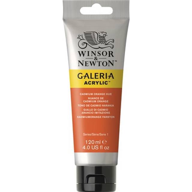 Winsor & Newton Galeria Acrylic Paint 120ml Tube Cadmium Orange Hue