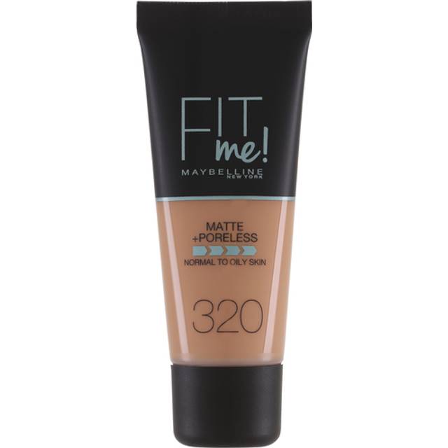 Maybelline Fit Me! Matte and Poreless Foundation 30ml (Various Shades) - 320 Natural Tan