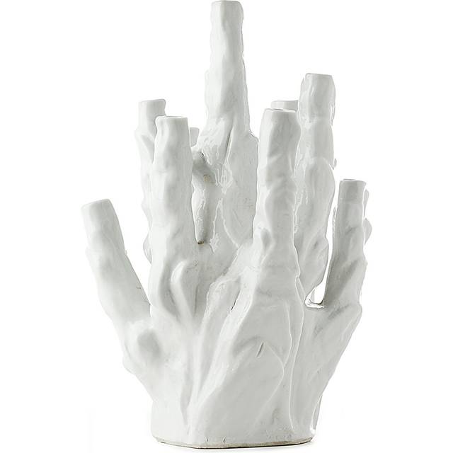 Polspotten - Coral Vase 10-tulips - Vas - White - L25 x W20 x H35 cm