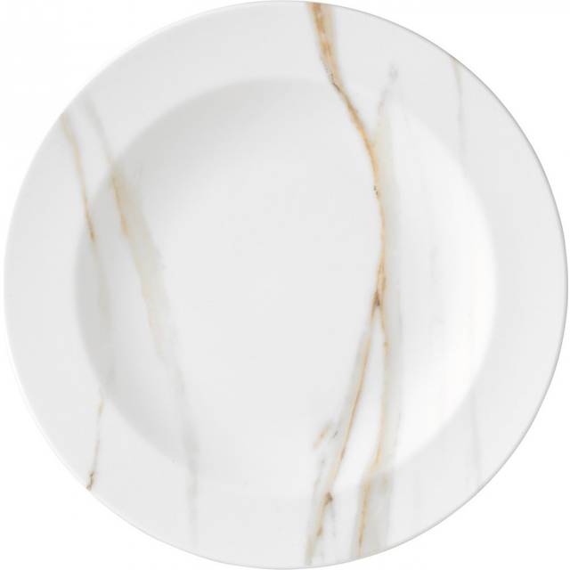Vera Wang @ Wedgwood Grey and Brown Venato Imperial Soup Plate 22cm