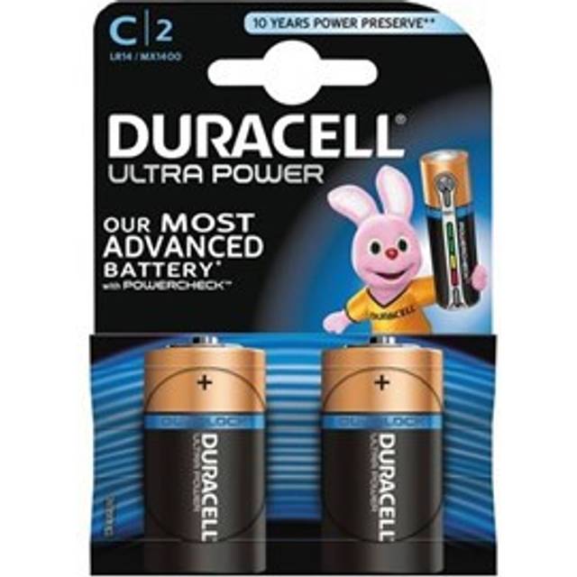Duracell Ultra C LR14 Batteries | 2 Pack