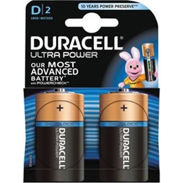 Duracell Rechargeable D Size 2 Pack, Genopladeligt batteri, D, Nikkel-Metalhydrid (NiMH), 1,2 V, 2 stk, 2200 mAh