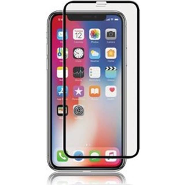 Panzer välvt skärmskydd iPhone 11 Pro/XS/X (svart)