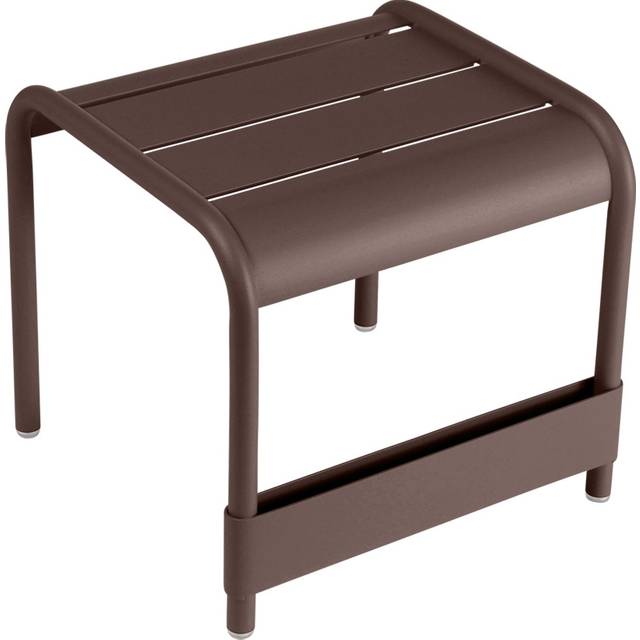 Fermob - Luxembourg Low garden Side Table/ Stool - gewittergrau/texturiert mit Glanz/LxBxH 42x43x40cm/UV-beständig - storm grey (40.0 x 43.0 x 42.0cm)