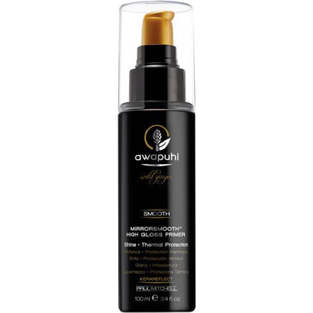 Paul Mitchell Awapuhi Wild Ginger MirrorSmooth High Gloss Primer – värmeskydd för torrt, ostyrigt hår, fuktgivande hårvård – 100 ml