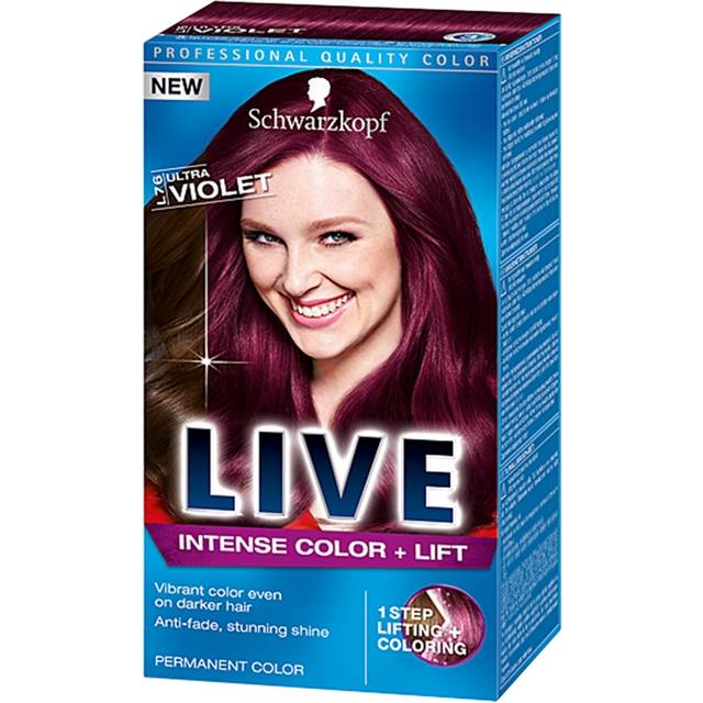 LIVE Colour + Lift Permanent Purple Hair Dye Ultra Violet