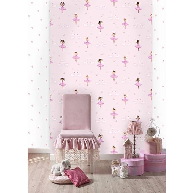 Holden Ballerina Pink Wallpaper - Holden Décor - 0.1 x 53 x 1000cm