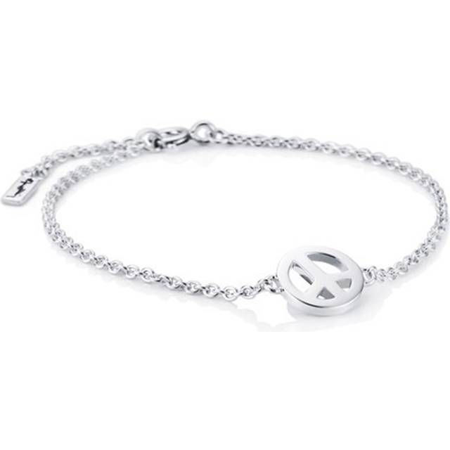 Efva Attling Mini Peace Bracelet 17/19 CM - SILVER