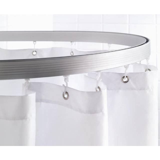 Croydex - Bendy Shower Curtain Rail 2m in White