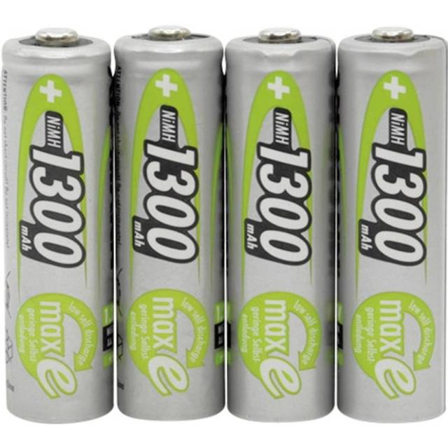 ANSMANN AA NiMH Rechargeable Batteries - Recharge capacity of 1300mAh - Pack of 4 | AA batteries for many devices that take AA cells - toys,...