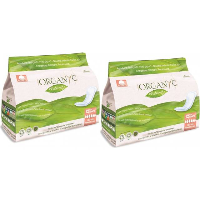 Organyc Organic Cotton Maternity Pads - 12 Pack