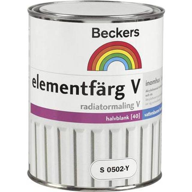 Elementfärg Beckers V Antikvit 0,5L