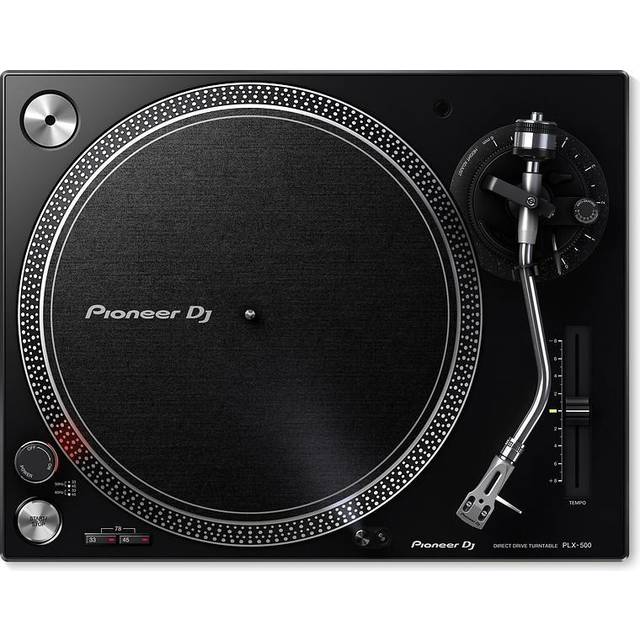 Pioneer DJ PLX-500 Direct Drive USB Aluminum Turntable for Smooth DJ Play (White)