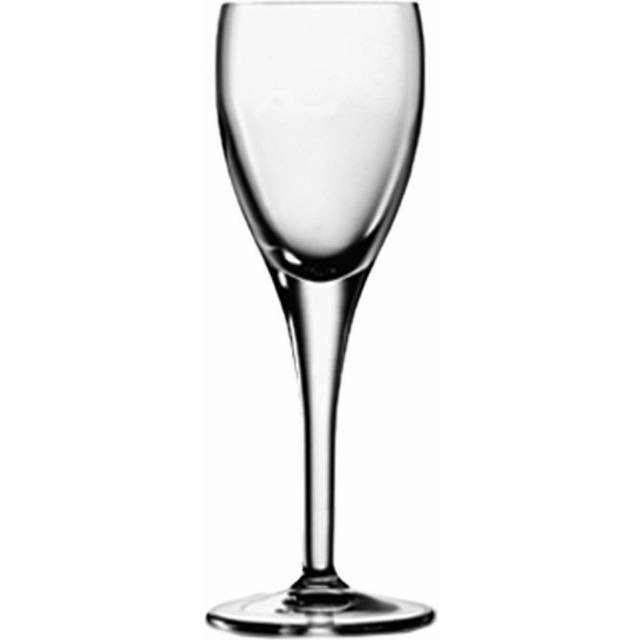 Luigi Bormioli Michelangelo Masterpiece 2.25 oz Liqueur Shot Glasses - Sparkx Ultra-Clear Crystal Glass  Lead-Free  Durable Titanium Reinforced Stems