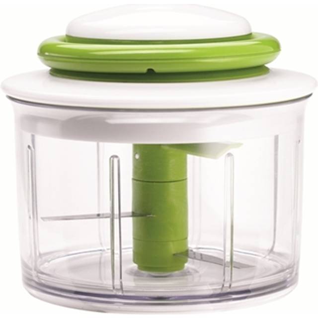 Chef'n VeggiChop Easy Pull Vegetable Chopper Cutter Green 102-239-011