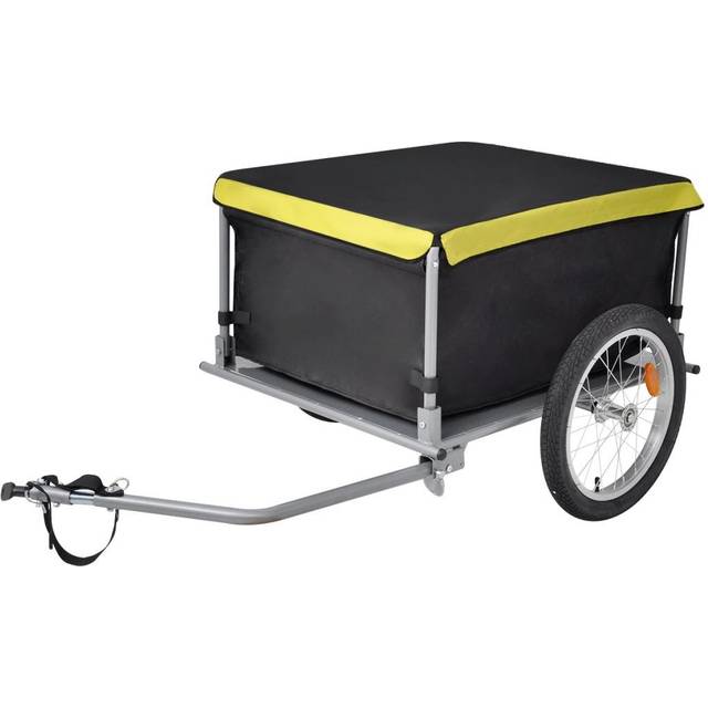 Cykelsläp svart och blå 65 kg