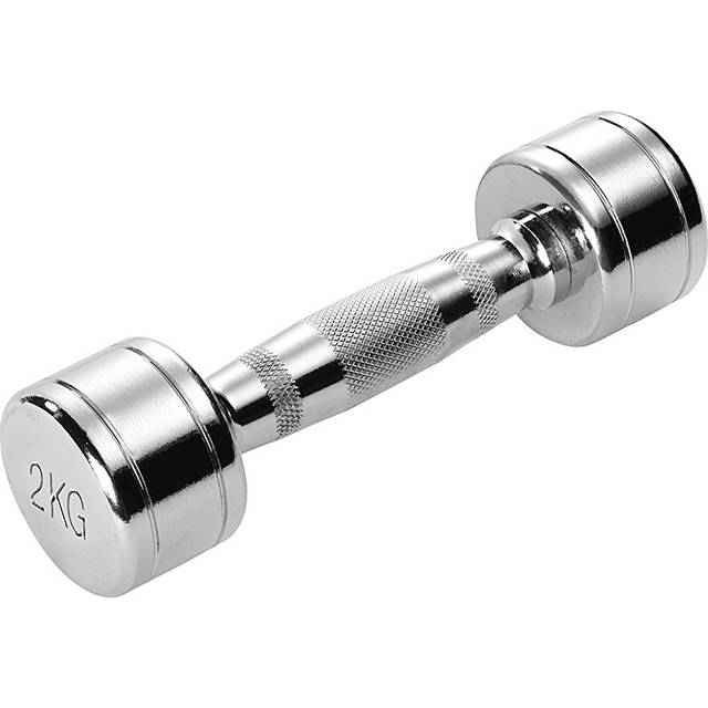 Trendy Sport Kromhantel – trendig sportvikt – 1 st – 2,0 kg