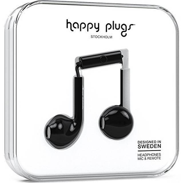 Happy Plugs Earbud Plus in-ear hörlurar (rosa marmor)