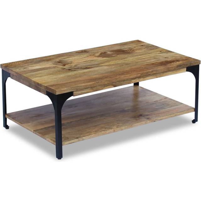 vidaXL Coffee Table Mango Wood 100x60x38 cm - Brown