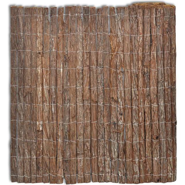 vidaXL Vindskydd bark 400x100 cm