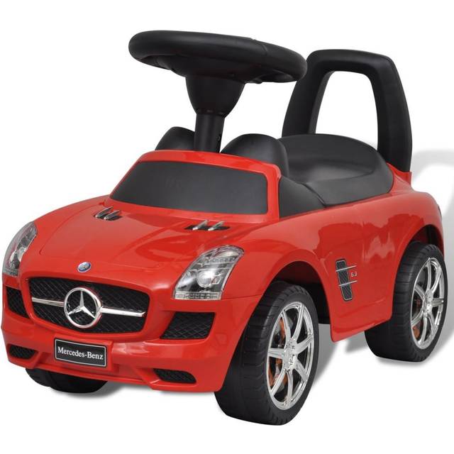 Mercedes Benz Push-Powered Kids Car Red