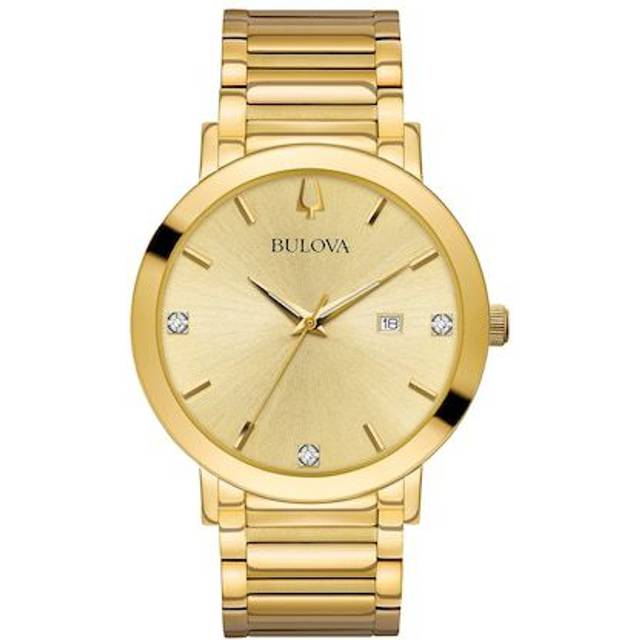 Bulova 97D115 Gold Plated Bracelet Watch - W09259