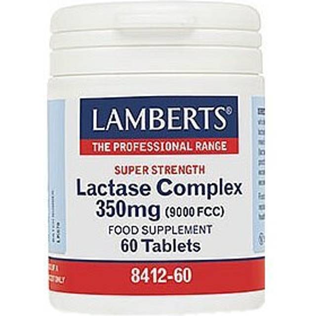 LAMBERTS Lactase Complex - 60 x 350mg Tablets