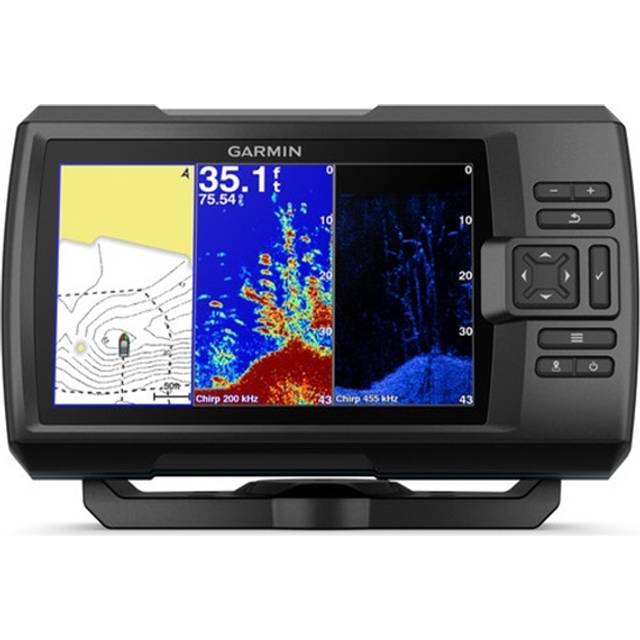 Garmin Striker Plus 7cv fish finder 500 W 17.8 cm (7 - Striker Plus 7cv, 17.8 cm (7 800 x 480 pixels, IPX7, 235 x 140 x 58 mm, 800 g