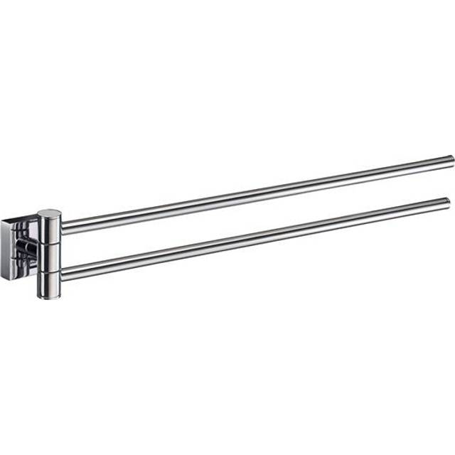 Smedbo House Polished Chrome 44cm Swing Arm Towel Rail RK326