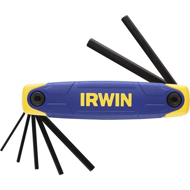 Irwin - 7 Piece Folding Hex Key Set Allen Key 10765 2mm - 8mm IRWT10765 T10765