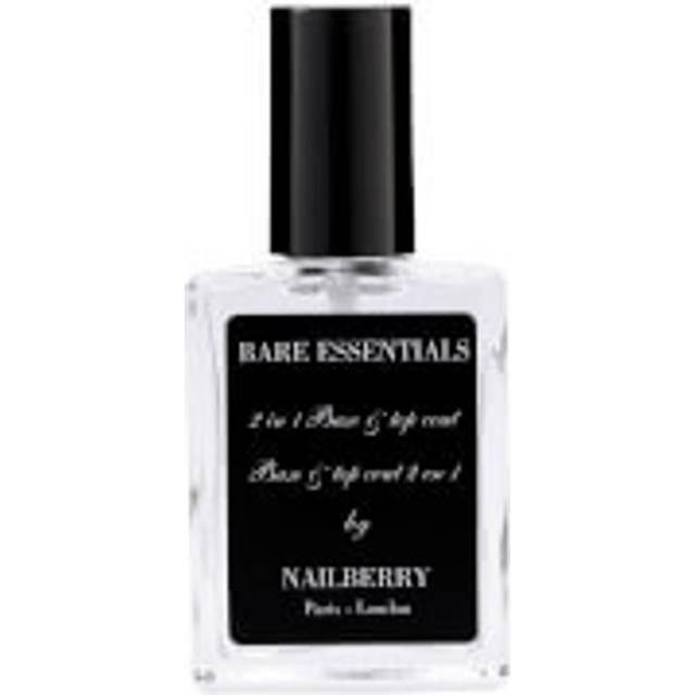 Nailberry Bare Essentials 2-In-1 Top & Base Coat, 15ml