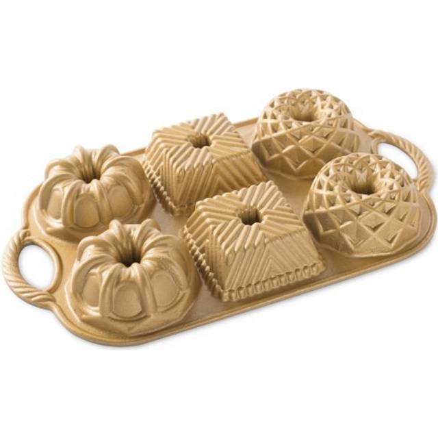 Nordic Ware Bradepande Geo Bundtlette Pan