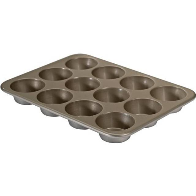 Nordic Ware Naturals Aluminum NonStick Muffin Pan  Twelve 2.75 Inch Cups