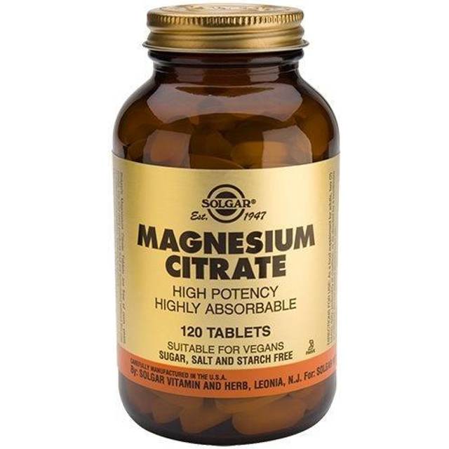 Magnesium Citrate 120 tabletter - Solgar