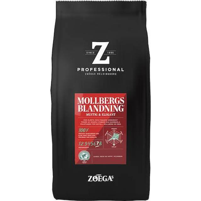 Kaffe Zoégas Mollbergs blandning hela bönor 750g