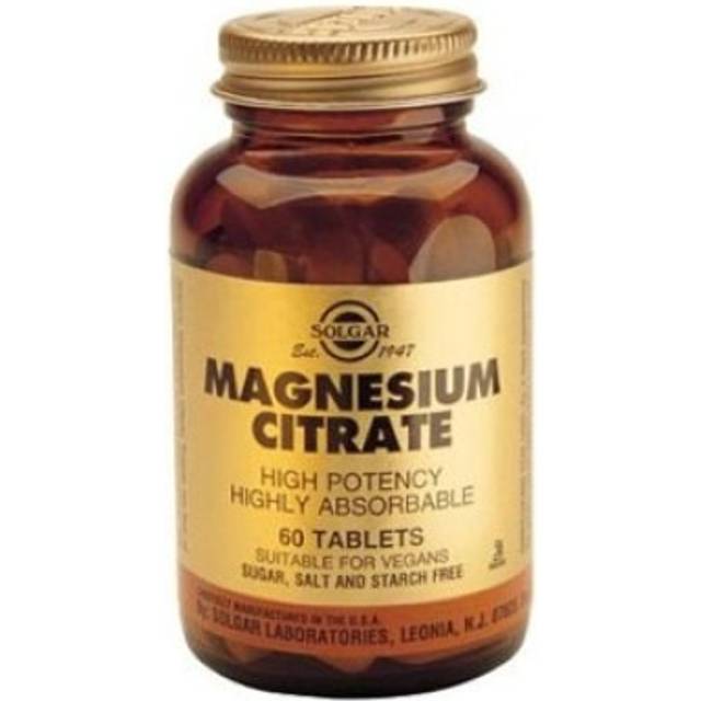 Magnesium Citrate 60 tabletter - Solgar