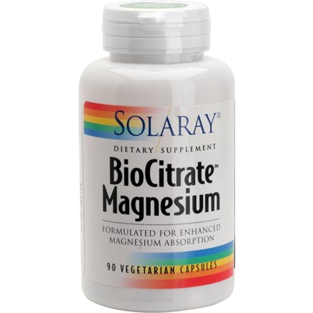 Solaray BioCitrate Magnesium 90k veg