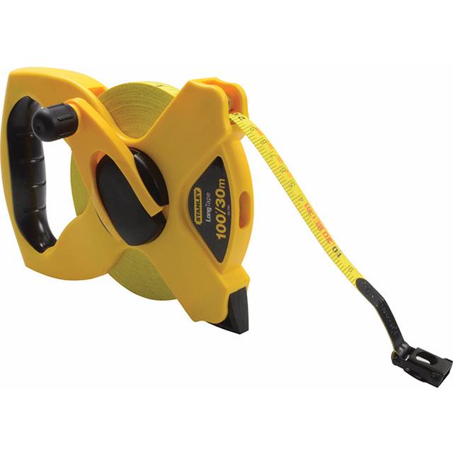 Stanley Open Frame Fiberglass Long Tape 30m (100ft)
