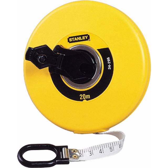 Stanley Closed Case Fibreglass Long Tape 20m (Width 13mm)