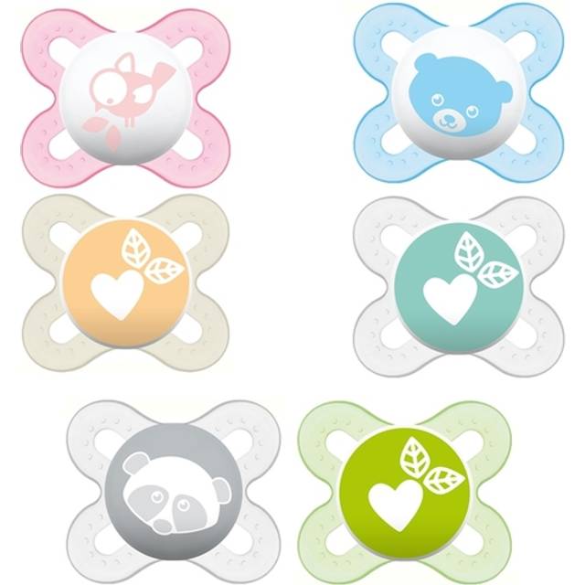 MAM Pacifier 2 pack - Start 0-2m White