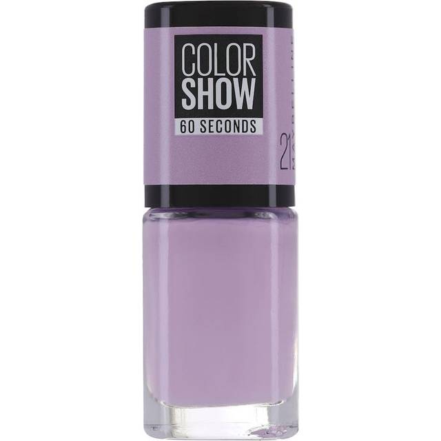 Maybelline MAYB färgvisning nagellack nummer 21, lila vin